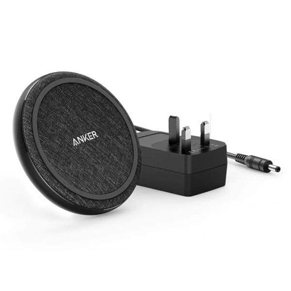 Anker PowerWave II 15W Pad Smartphone Black, Grey AC Wireless charging Indoor