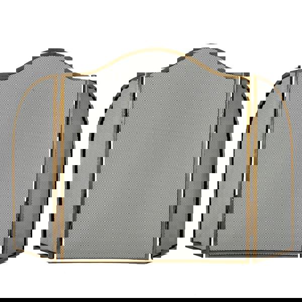 Hill Interiors Antique Look Fire Screen - Brass - 