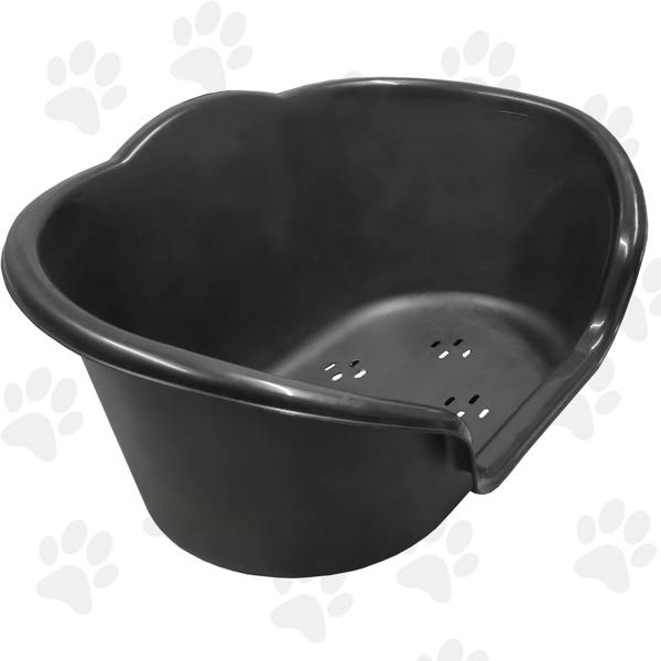 Ketoplastics Small Dog Bed Plastic Pet Bed - Black