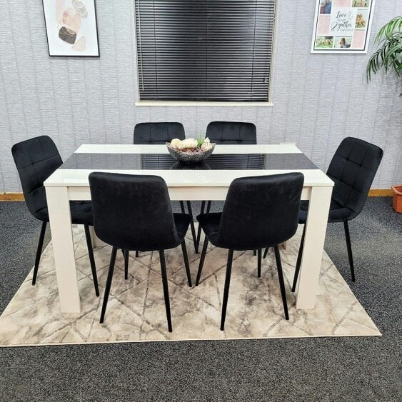 Kosy Koala Dining Table Set with 6 Chairs Dining Room and Kitchen table set of 6