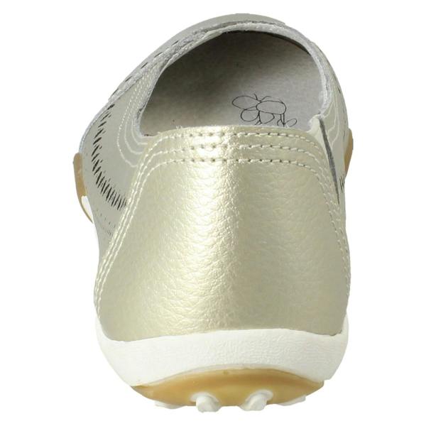 Down to Earth Ladies Down To Earth Slip On Casual Leather Shoes F80575