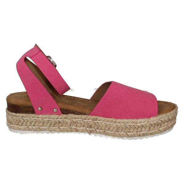 Savannah Ladies Savannah Wedge Mule Wide Fit Sandals F12039