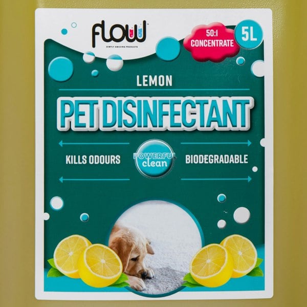 Samuel Alexander 5 Litre Lemon Scented Pet Disinfectant Cleaner