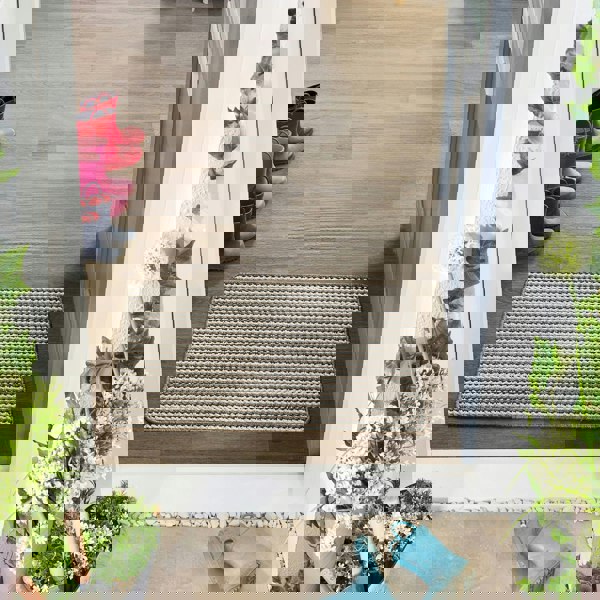 My Mat Stain Resistant Twist Stripe Natural