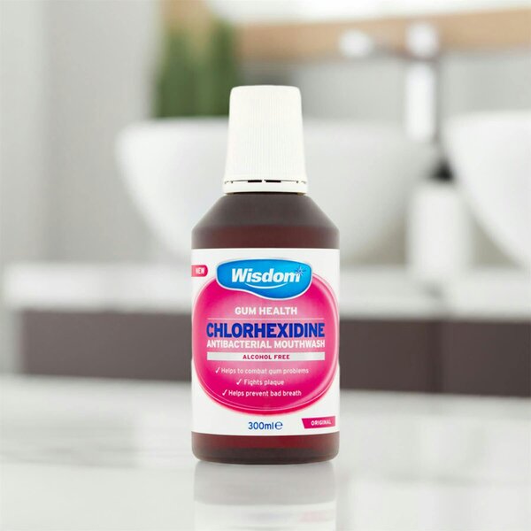 Wisdom Chlorhexidine Mouthwash Original - Alcohol Free 300ml