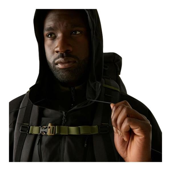 Regatta Mens Highton Two Tone Waterproof Stretch Insulated Jacket - Ash/Black