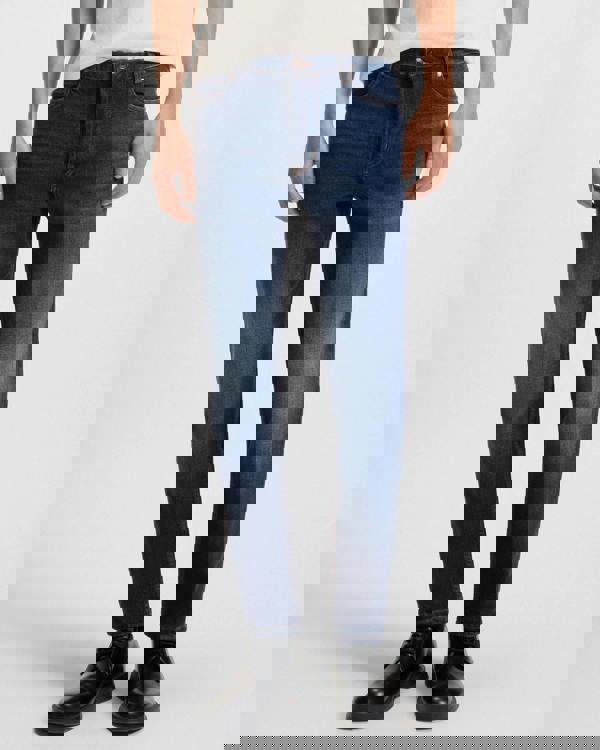 HUGO 634 Mens Tapered-Fit Jeans in Stretch Denim - Dark Blue 409 | CHO | Designer Mens Jeans