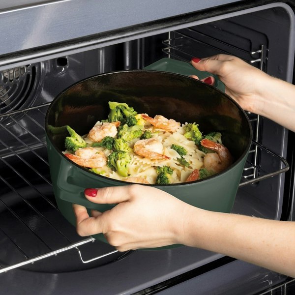 Berlinger Haus Casserole, 24 cm cast iron Berlinger Haus BH6544 Matte Green
