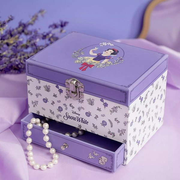 T. H. Baker Disney Snow White Pastel Princess Musical Jewellery Box DI2343