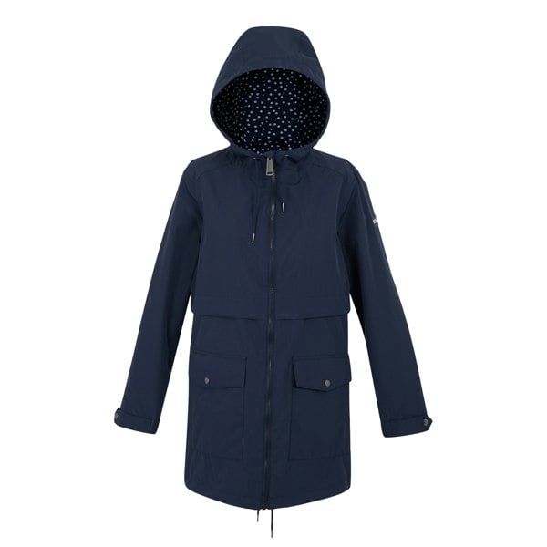 Regatta Womens/Ladies Navaeh Linear Waterproof Jacket - Navy