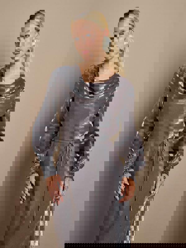 GWD Karlie Silver Maxi Dress