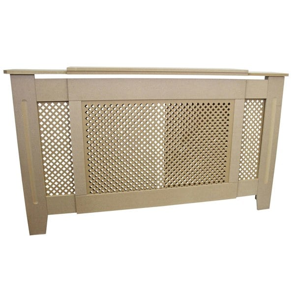 Monstershop Adjustable Radiator Cover MDF - Unfinished (1400mm - 1920mm)