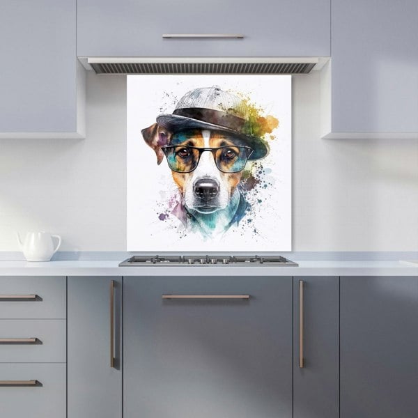 Warren Reed - Designer Jack Russell Dog Splashart Kitchen Splashback