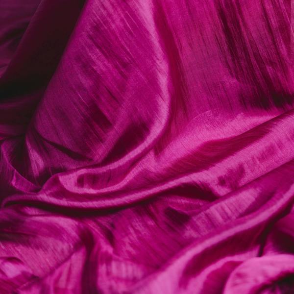 Plum Magenta Silk Scarf – Hand-Dyed Mulberry Silk, Evening & Eid Wrap