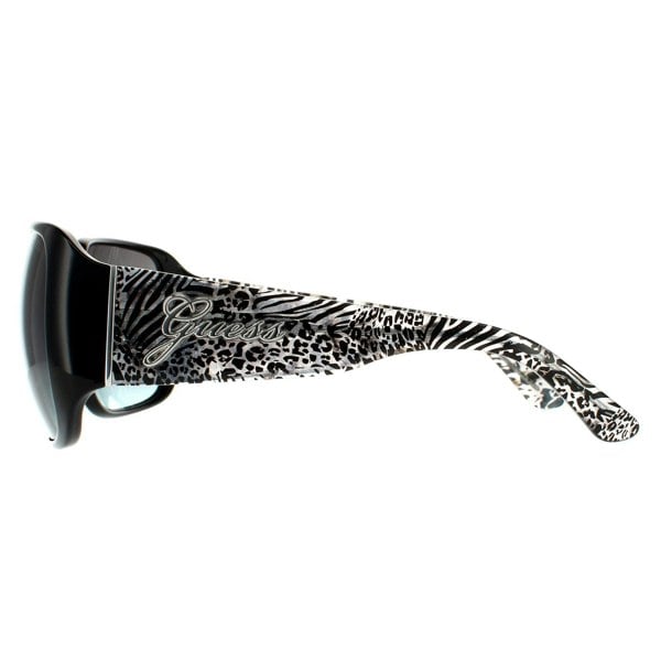 Guess Sunglasses GU7682 01B Shiny Black Smoke Grey Gradient