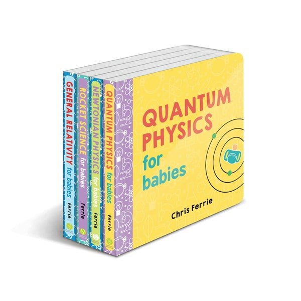 Baby University Four-Book Set (Quantum Physics, Rocket Science, General Relativity, Newtonian Physics)