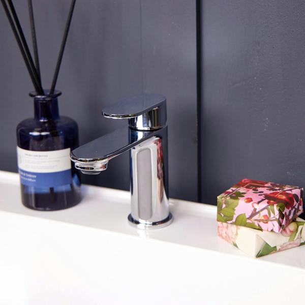 Flode Adnji Mono Basin Mixer Tap - Polished Chrome Finish