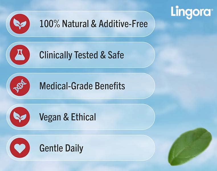 Lingora® Natural Oral Spray, Dry-Mouth Relief, Plaque Control, Healthier Gums, Vegan, 15 ml atomiser Spray