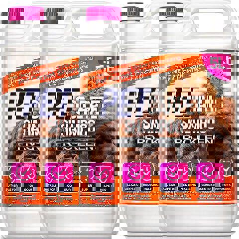 ProKleen Pro-Kleen Pet Carpet Cleaner Professional Upholstery Extraction Shampoo Solution, with reactivating Odour Treatment 10L