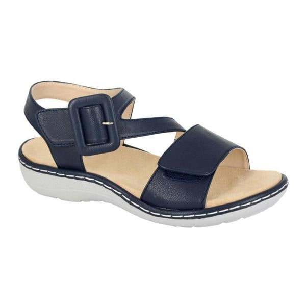 Cipriata Cipriata CIRETTA Womens Cross Strap Sandals Navy