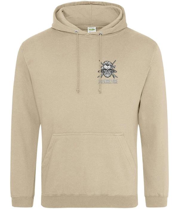Bob Gnarly Surf Skull & Crossboards Classic Hoodie - Nude