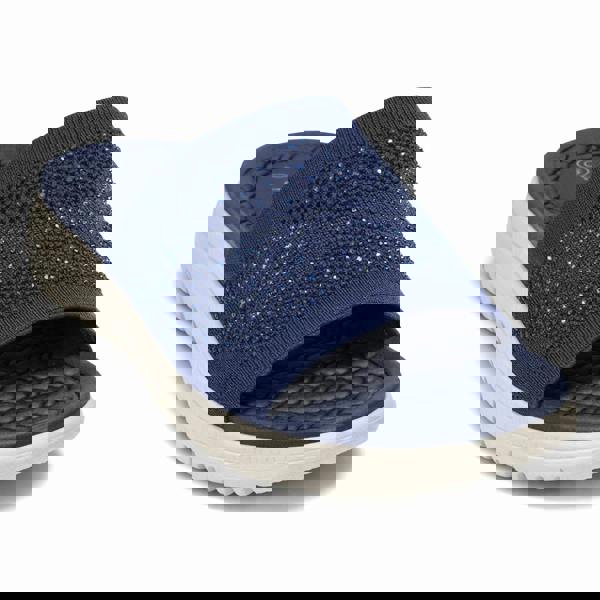 Cipriata Cipriata ELIANA Womens Mules Sandals Navy Blue