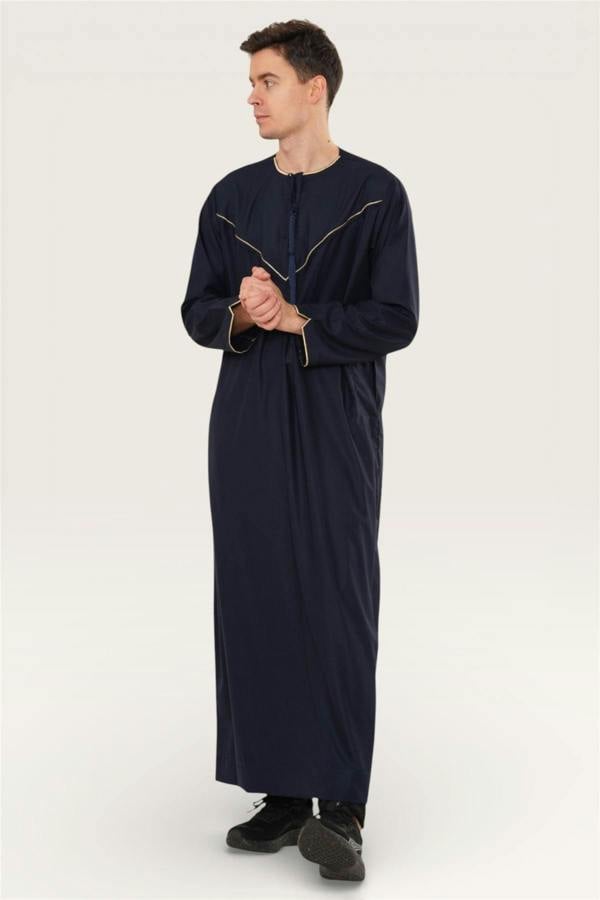 Infinity Leather Men's Ramadan Moroccan Jubba Robe Djellaba Eid Thobe - TT-007