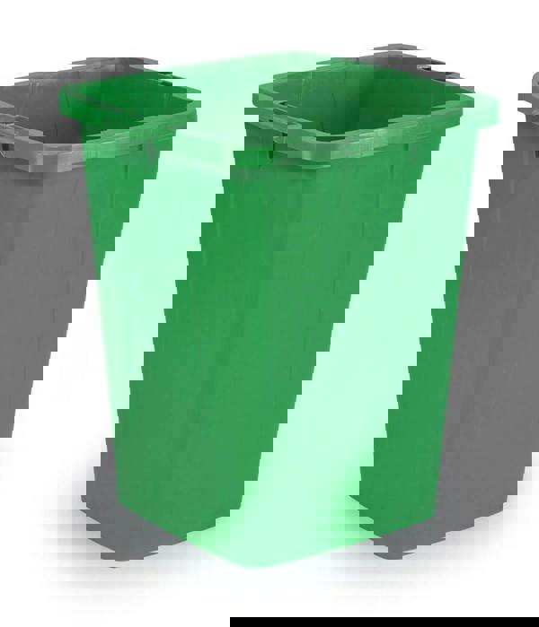 Durable 90L Waste Bin Green | Square Recycling Bin | Food Bin | DURABIN