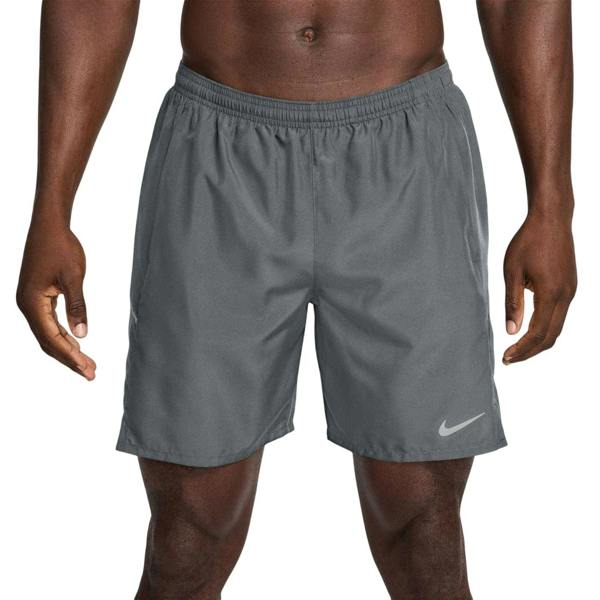Nike Mens Miler 2 in 1 Running Shorts - Smoke Grey - 