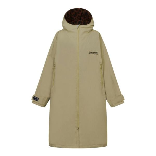 Regatta Unisex Adult Leopard Waterproof Changing Robe - Barleycorn/Dark - 