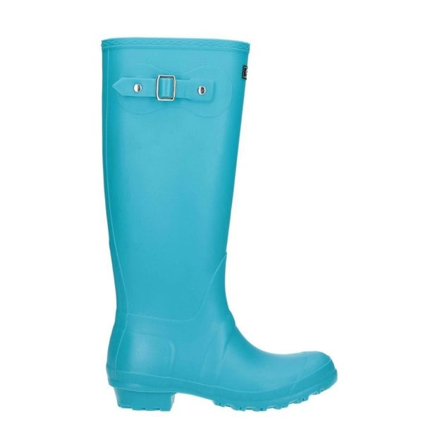 Cotswold Sandringham Buckle-Up Womens Wellington Boots - Turquoise