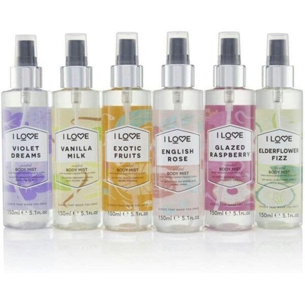 I LOVE Signature English Rose Body Mist, 150ml