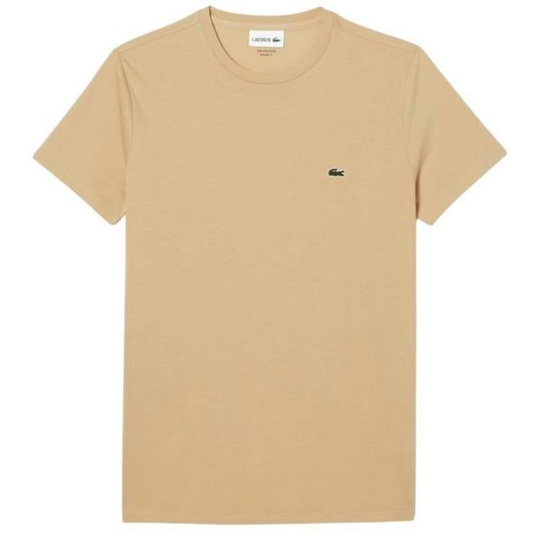 Lacoste Unisex Adult Pima Cotton T-Shirt - Beige - 