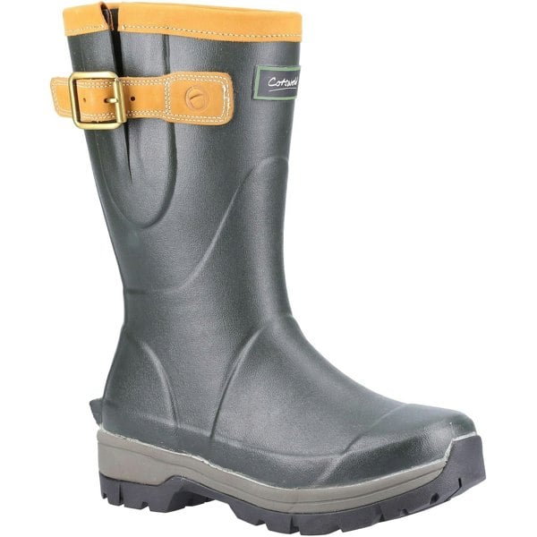Cotswold Stratus Short Rubber Women's Green Wellington Boots