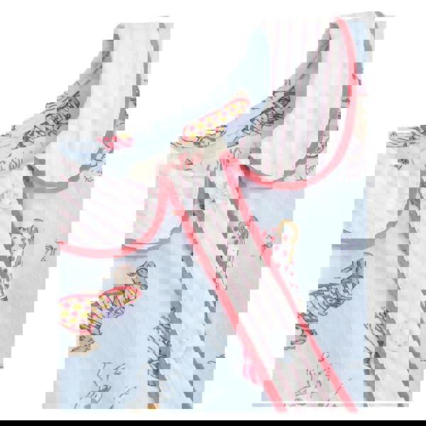 Cath Kidston Girls Dog Print Cotton Collared Dress - Blue - 