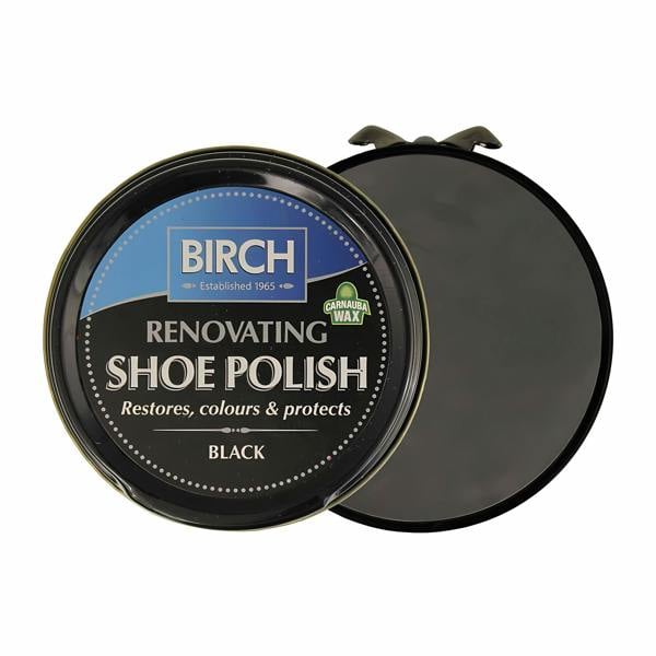 BIRCH Renovating Shoe Polish - Restores Colour and Nourishes Leather 50ml