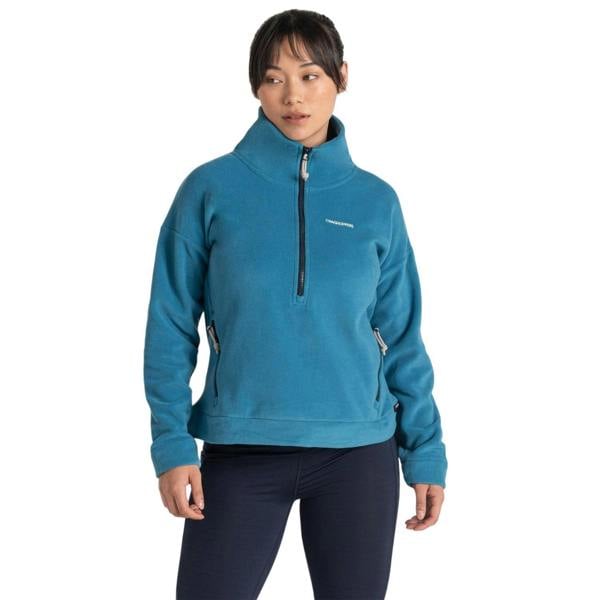 Craghoppers Womens/Ladies Caprice Quarter Zip Fleece - Tay Blue - 