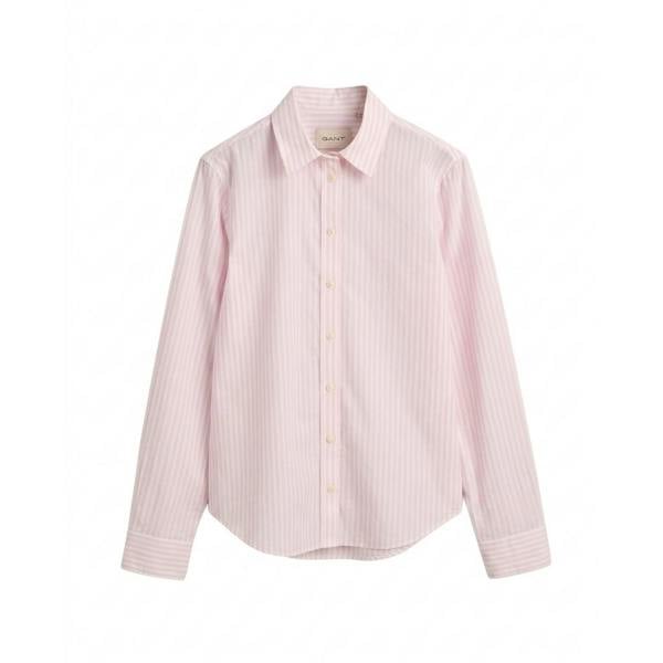 Gant Womens/Ladies Summer Button-Down Shirt - Light Pink - 