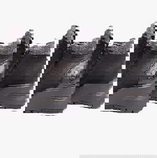 Rieker L4854-00 Womens Leather Boots - Black