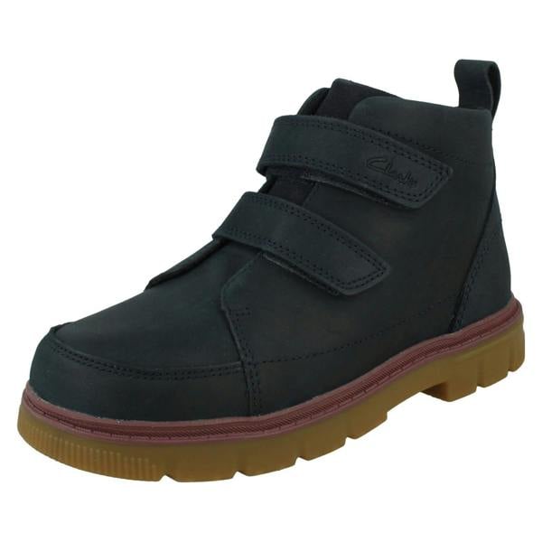 Clarks Boys Clarks Padded Collar Ankle Boots Lorcam Hi O