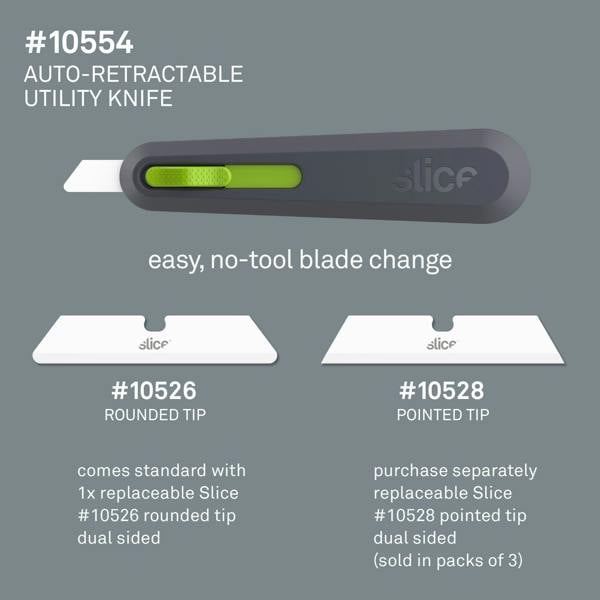 Slice Auto-Retractable Utility Knife Compatible Blades - DaltonSafety