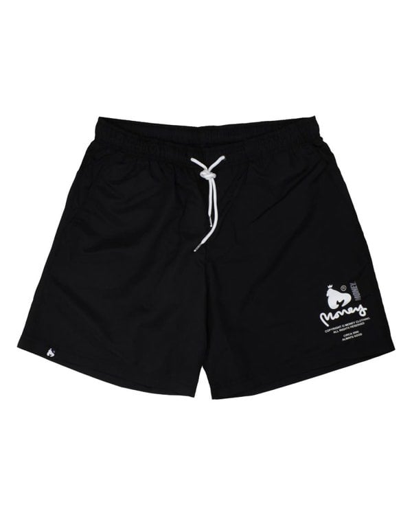 Money Copyright Swim Shorts Black