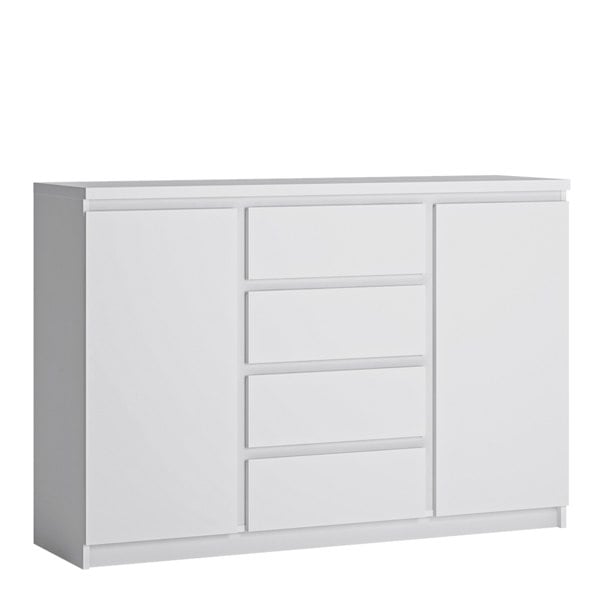 Furniture To Go Fribo 2 door 4 drawer sideboard in White