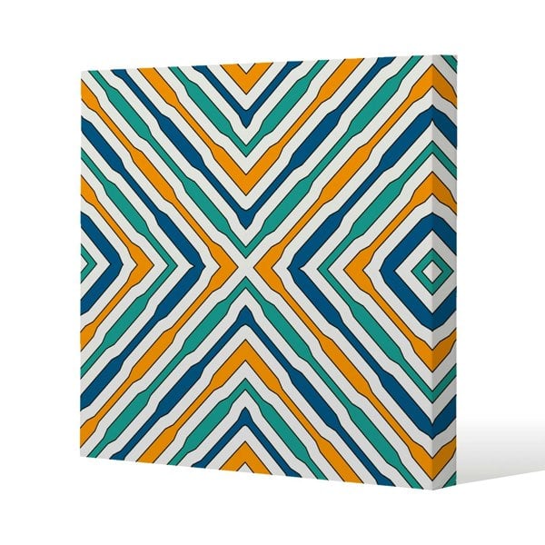 Benjamin Tate Design Ethnic geometric figures (Canvas Print)
