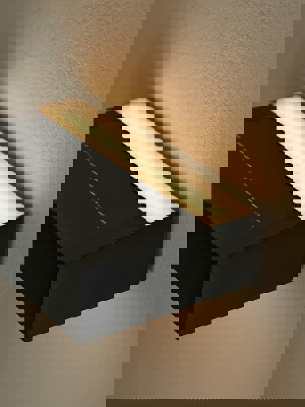 Nordlux Monay Square Solar | Wall light | Black