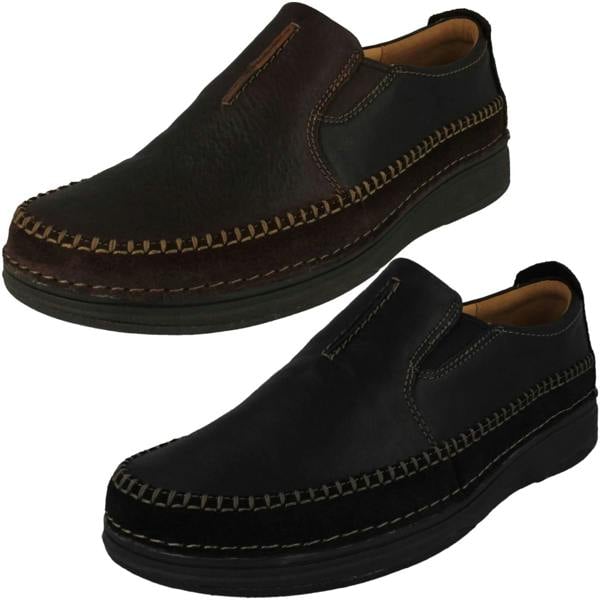 Clarks Mens Clarks Active Air Cushioned Slip On Shoes Nature 5 Walk