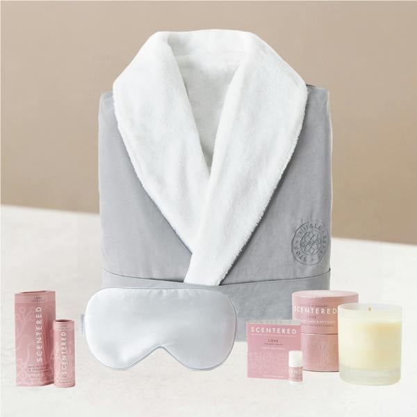 Self Care Recovery Gift Set featuring LOVE including love balm, mini balm and love candle.