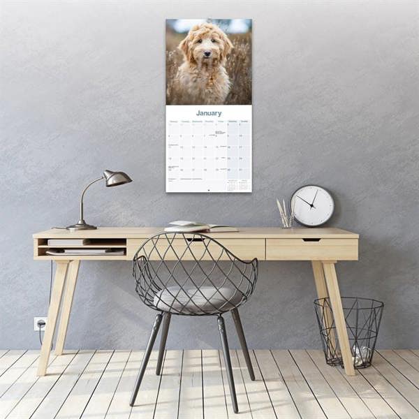 Labradoodle Calendar 2027, Wall Calendars, Month To View, Dogs, Gift