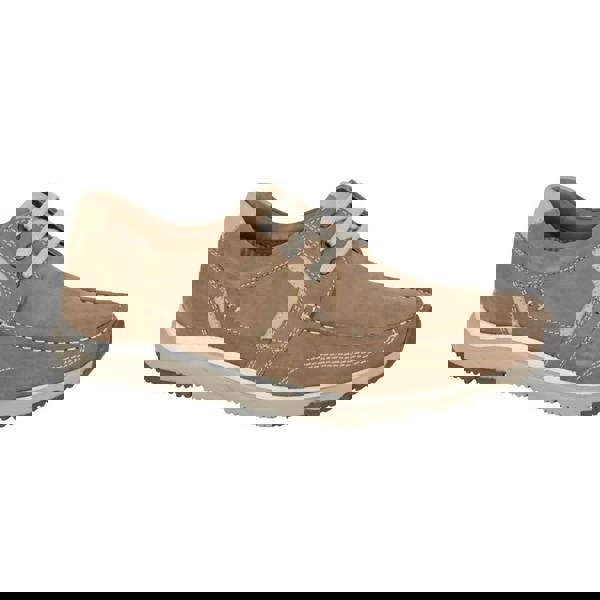 Roamers Mens Nubuck Superlight Casual Shoes - Beige