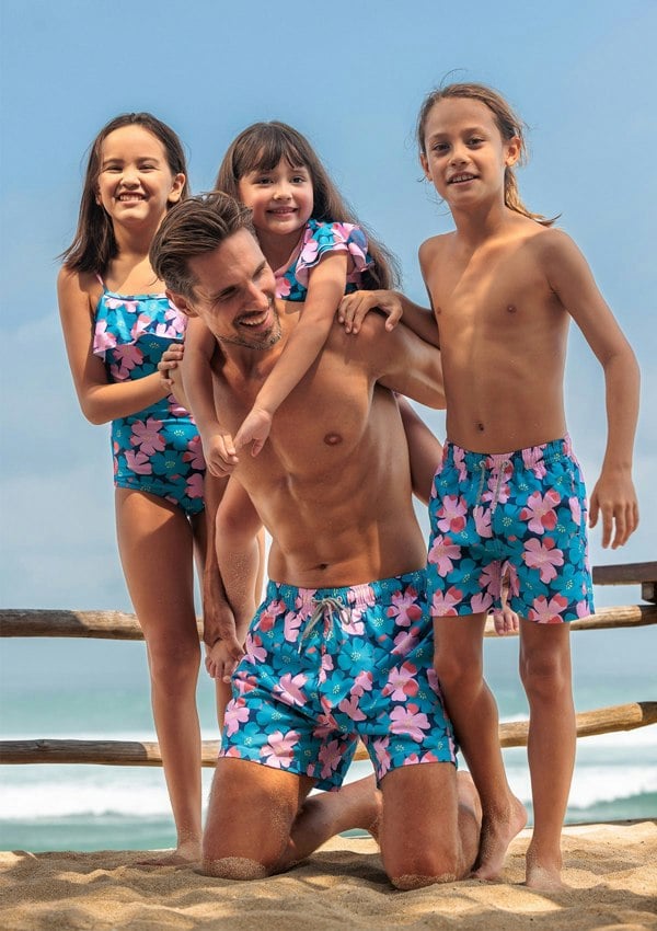 BOARDIES Sully Floral Older Girls Swimsuit